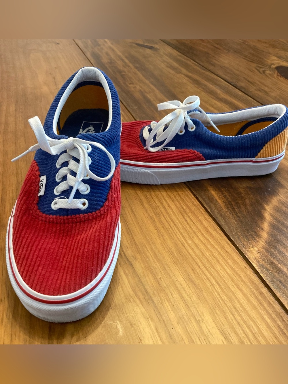 Vans Corduroy Color Block Mens 8.5 (Womens 10) Skate Shoes